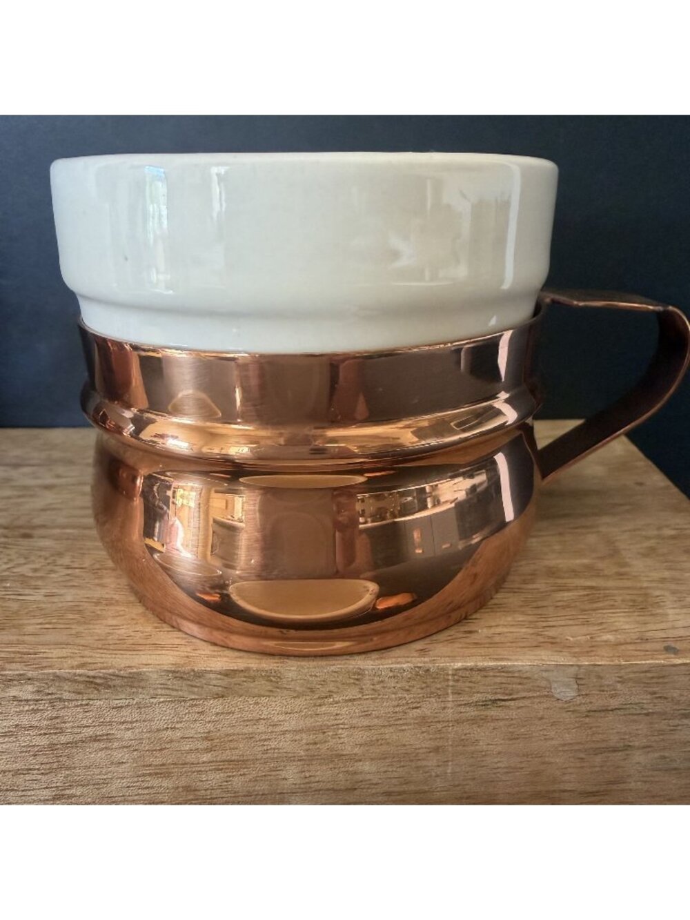 4 Vintage Buechler Copper/Ceramic Cobras Coffee Cups USA MCM 1970 HTF Mojito?